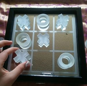 10pc Tic Tac Toe boardgame by Fifth Avenue Crystal